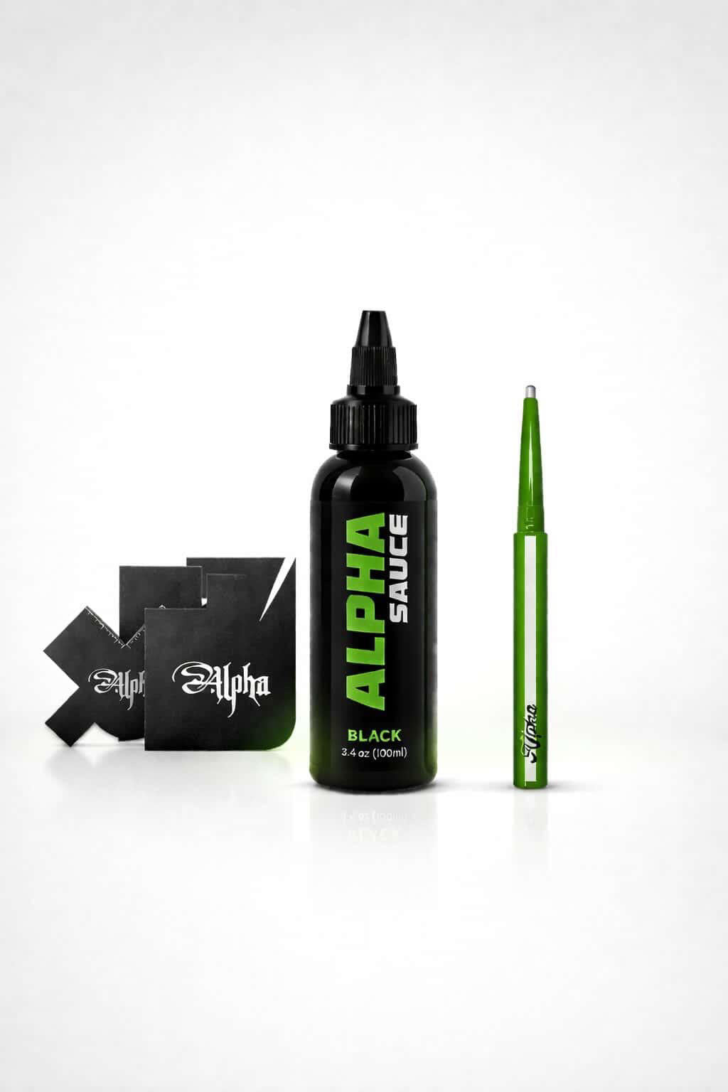 Alpha Bundle Pack 3 Enhancement Cards, White Pencil, + Alpha Sauce